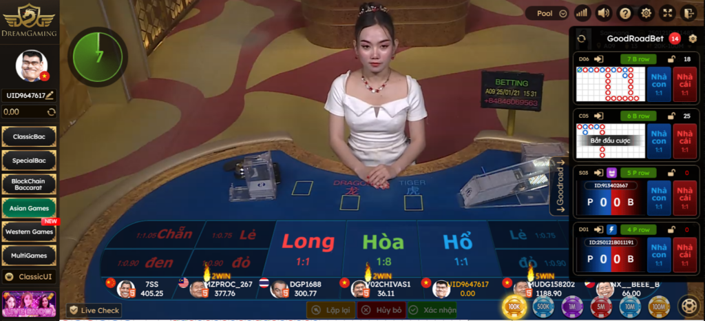 Live sòng bài trực tuyến CO88